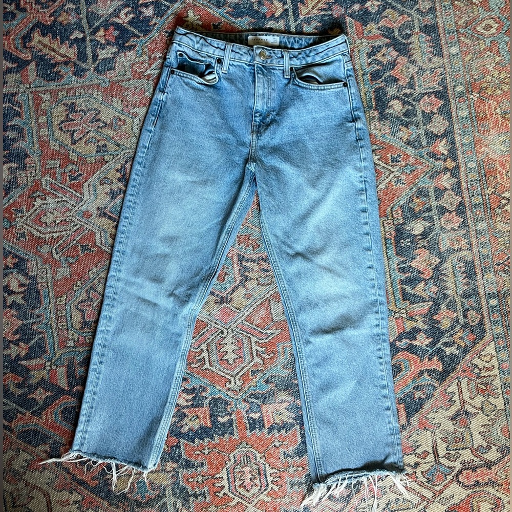 Classic Blue Women's Straight Leg Jeans